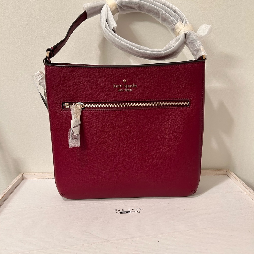 Kate Spade Burgundy Shoulder Bag